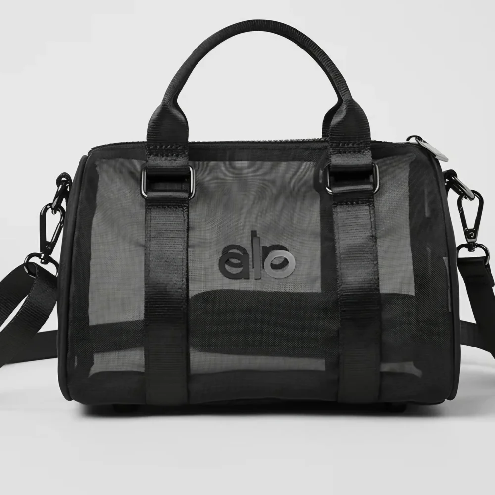 ALO Yoga Black Mesh  Bag Medium